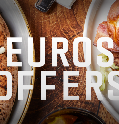 Delicious pizza and burger with Euros offers at Social Pub and Kitchen. Enjoy flavoursome deals on tasty meals