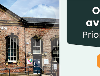 Office space to lease at Priory Street Centre, featuring historic architecture. Enquire now for availability and details